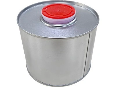 Банка металл 0,5л. круглая, с крышкой берикап 42мм, код: 36070