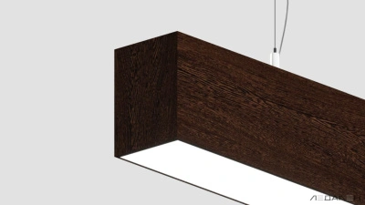 Линейный светильник WOOD LINEAR PN8060 6000K 60W 2000mm Венге, корпус 