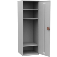 шкаф для хранения средств индивидуальной защиты брк-6 (бронежилеты и каски) 600х600х1880 мм (металл 1.5 мм) артикул 