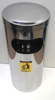 Урна Тополь, 380х830 мм, пол/шлиф, 50 л