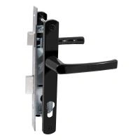 БУЛАТ ЗВ4-1.25.02.9005 черный БЕЗ МЦ Замок для КАЛИТКИ врезной с ручкой