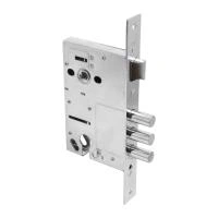 БУЛАТ ЗВ4-3(14).60.85.08 хром, без ручек, без ц/м, б/о. Корпус замка для металлических дверей (20)