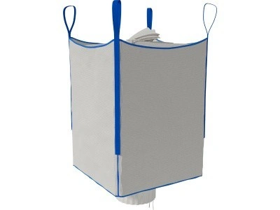 Биг бэг 95х95х130 4-х стропный, пл. 140 +/-5 г, верх сборка, дно люк, код: 33227