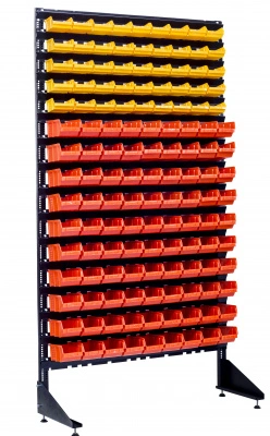 Стеллаж с пластиковыми ящиками 1801-5/10/0 O-G