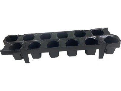 Кассета п/э 695х166х110 0,25л. для рассады, код: 35287