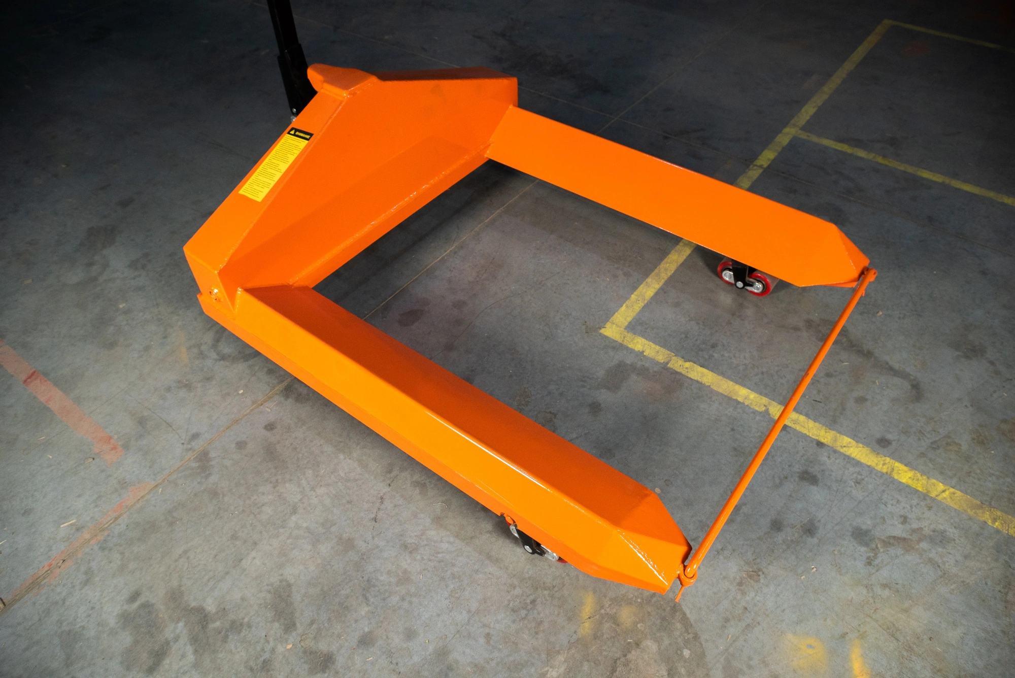 Тележка гидравлическая для рулонов 2500 кг 1150х1150 мм полиуретановые колеса TOR HZT