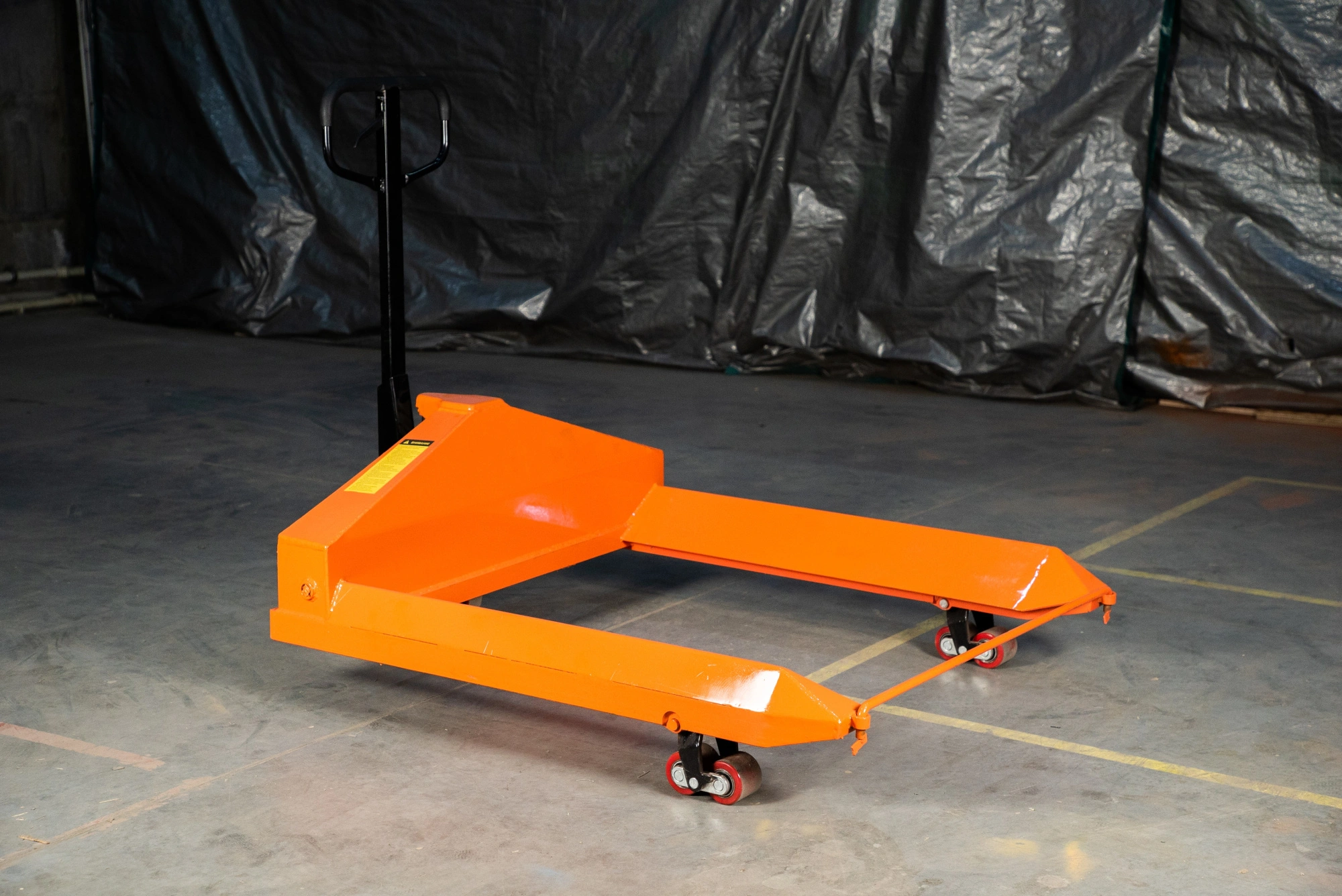 Тележка гидравлическая для рулонов 2500 кг 1150х1150 мм полиуретановые колеса TOR HZT