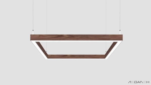 WOOD KVADRATO 6000K 58W Американский орех, корпус 