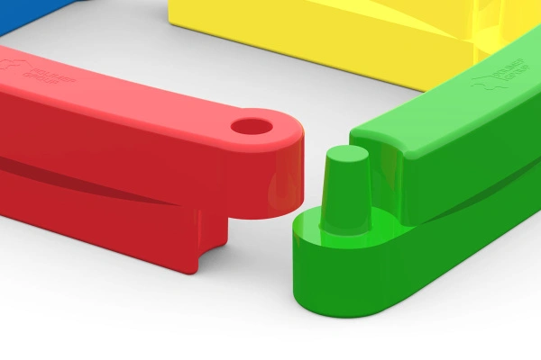 Элемент песочницы синий