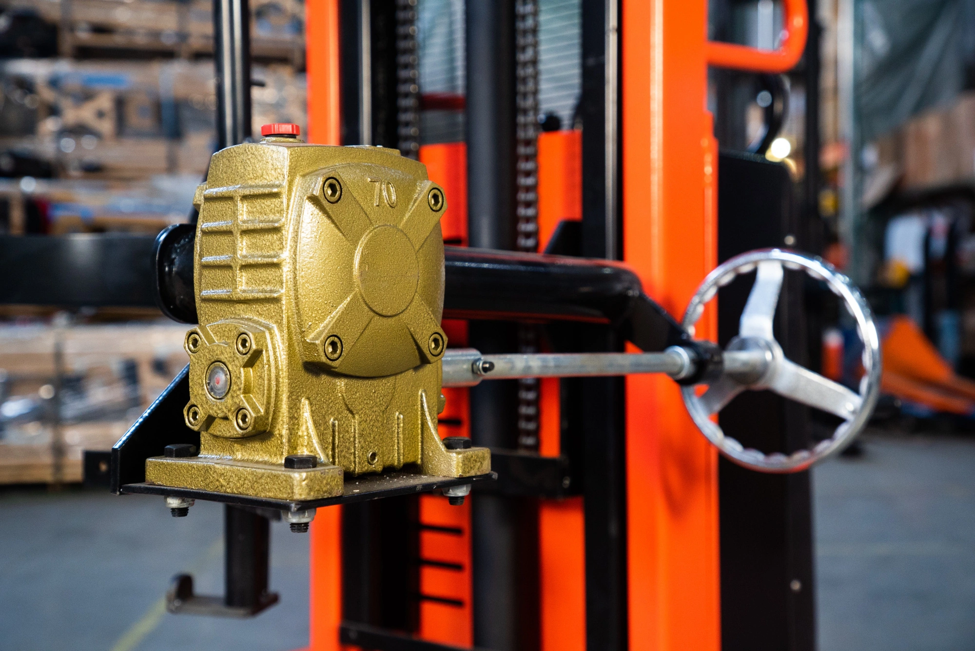 Штабелер-бочкокантователь гидравлический 0,35 т 1,6 м TOR CDT с электроподъемом