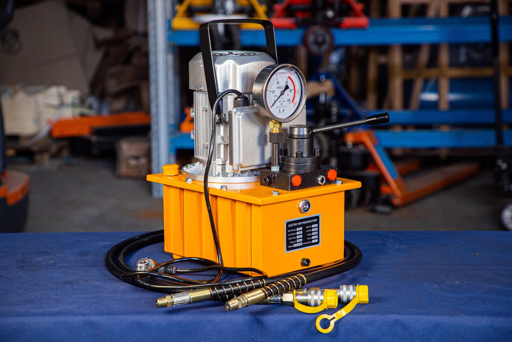 Насос электрогидравлический двусторонний TOR HHB-630B 220В, 0,75кВт, 8л