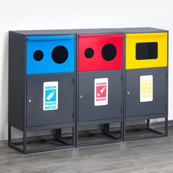 Контейнер для раздельного сбора отходов КРС-800-4 БУМАГА