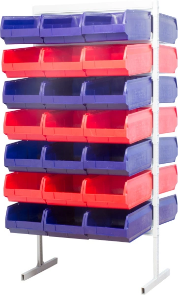 Ящик сплошной 500×310×200 мм, объем 31 л., арт.: 5005, синий, код: 10041