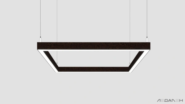 WOOD KVADRATO 6000K 58W Венге, корпус 