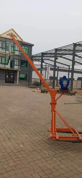 Мини-кран строительный TOR KM с поворотной стрелой и лебедкой KCD (TSA) 300/500 кг 60/30 м 220В