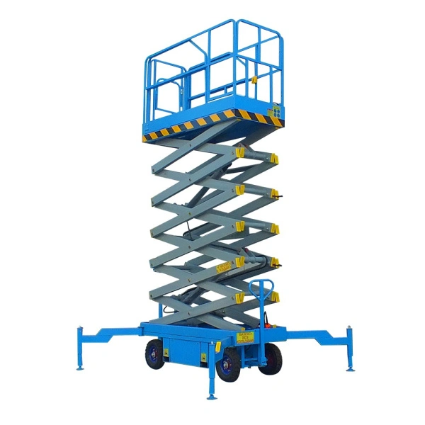 Подъемник ножничный самоходный 300 кг 16/18 м TOR SJY-0,3-16 DC аккумуляторный