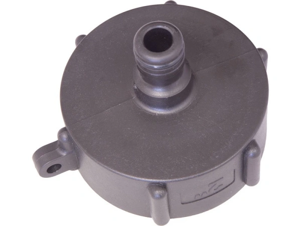 Переходник п/э для еврокуба под садовый шланг 2" x 3/4" быстросъёмный, код: 38091