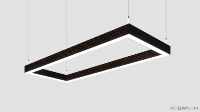 WOOD RETTANGOLO 3000K 84W Венге, корпус 