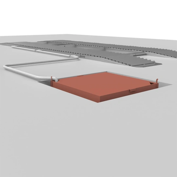 Эстакада разборная металлическая "Комфорт", 8м, грузоподъемность 50т, серая