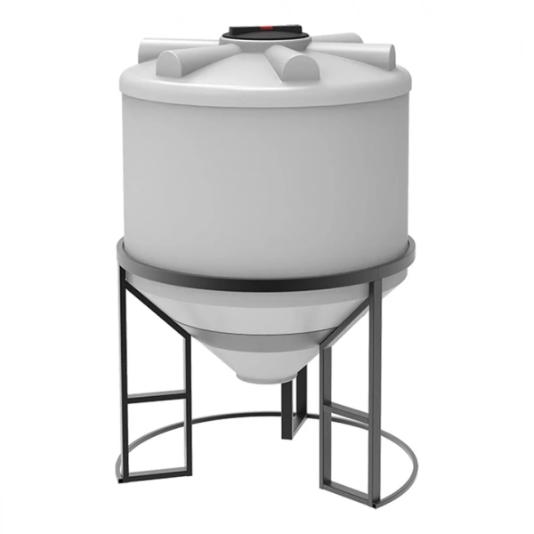 Емкость ФМ 1000 л под плотность до 1,5 г/см³ белая в обрешетке